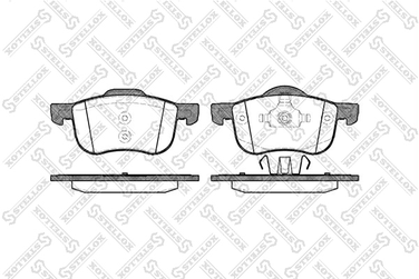 Stellox 724 000B-SX Колодки дисковые п. с антискр. пл. Volvo | перед | - 2