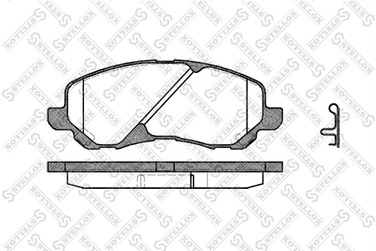 Stellox 815 002B-SX Колодки тормозные дисковые | перед | - 1