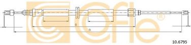 Cofle 106795 Трос, стояночная тормозная система | зад прав/лев | - 1