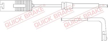 Quick Brake WS0164A Датчик износа тормозных колодок - 1
