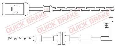Quick Brake WS0165A Сигнализатор, износ тормозных колодок - 1