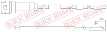 Quick Brake WS0129A Датчик износа тормозных колодок - 1