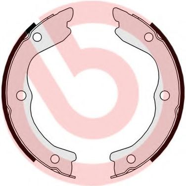 Brembo S 56 543 Колодки тормозные стояночного тормоза - 1