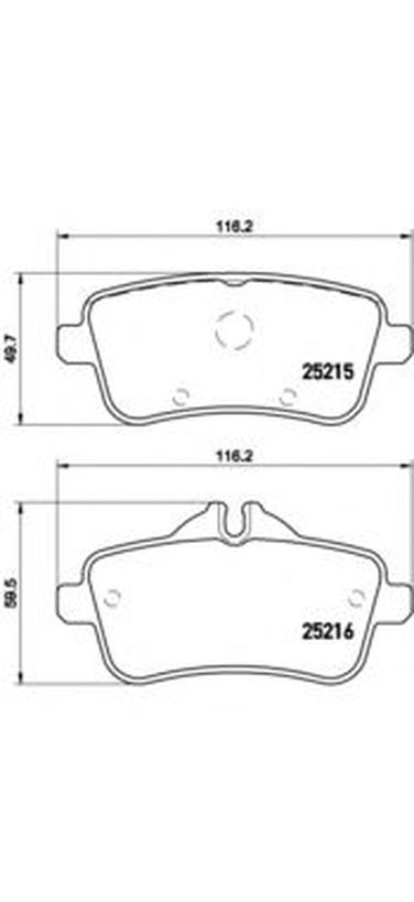Brembo P 50 099 Колодки тормозные дисковые | зад | - 1