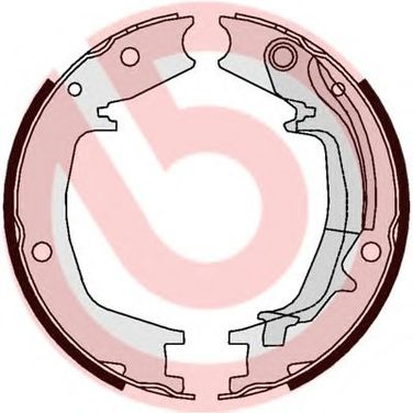 Brembo S 30 527 Колодки тормозные барабанные  - 1