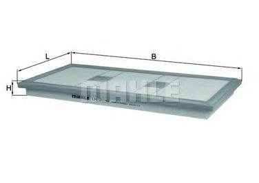 Knecht LX3140 Фильтр воздушный - 2