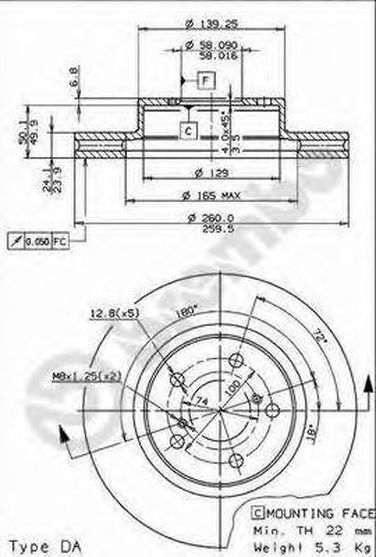 Brembo 09.5673.11 Диск тормозной UV Coated | перед | - 1