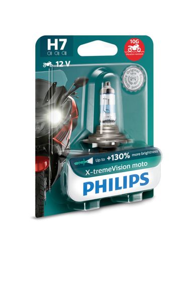Philips 12972XV+BW Лампа галогеновая X-tremeVision Moto H7 PX26d 12В 55Вт BW - 1
