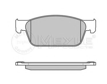 Meyle 025 246 2318/W Колодки тормозные дисковые | перед | - 3
