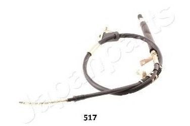 Japanparts BC-517 Трос, стояночная тормозная система | зад прав | - 1