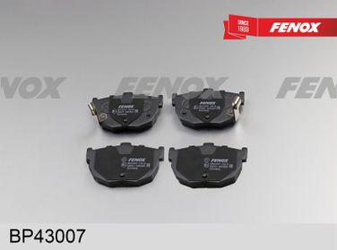 Fenox BP43007 Колодки тормозные дисковые | зад прав/лев | - 2