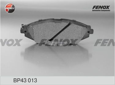 Fenox BP43013 Колодки тормозные дисковые | перед прав/лев | - 1