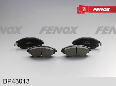 Fenox BP43013 Колодки тормозные дисковые | перед прав/лев | - 3