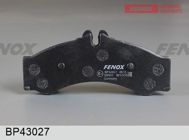Fenox BP43027 Колодки тормозные дисковые | перед прав/лев | - 2