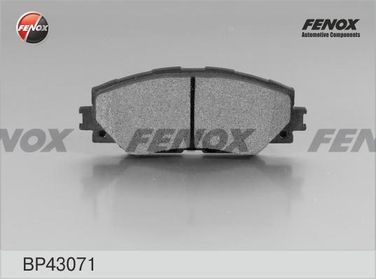 Fenox BP43071 Колодки тормозные дисковые | перед прав/лев | - 1