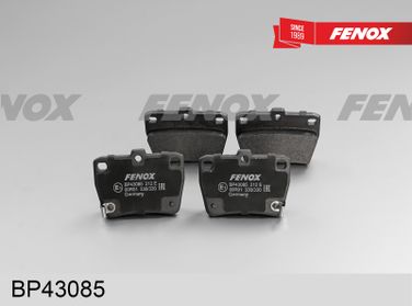 Fenox BP43085 Колодки тормозные дисковые | зад прав/лев | - 3