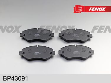 Fenox BP43091 Колодки тормозные дисковые | перед прав/лев | - 2