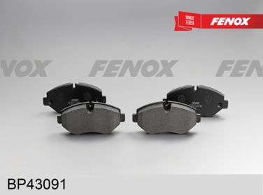 Fenox BP43091 Колодки тормозные дисковые | перед прав/лев | - 3