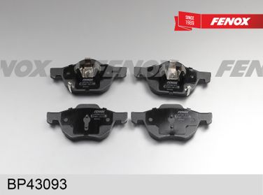 Fenox BP43093 Колодки тормозные дисковые | перед прав/лев | - 2