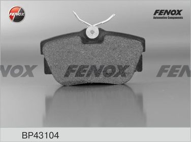 Fenox BP43104 Колодки тормозные дисковые | зад прав/лев | - 1