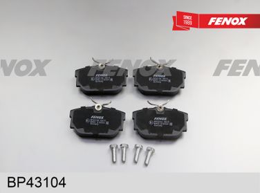 Fenox BP43104 Колодки тормозные дисковые | зад прав/лев | - 2