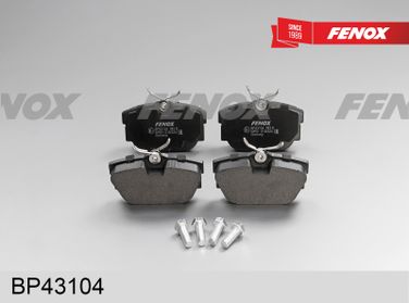 Fenox BP43104 Колодки тормозные дисковые | зад прав/лев | - 3