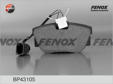 Fenox BP43105 Колодки тормозные дисковые | зад прав/лев | - 1