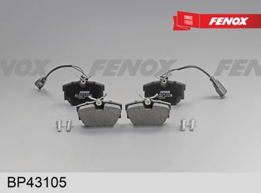 Fenox BP43105 Колодки тормозные дисковые | зад прав/лев | - 3