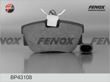 Fenox BP43108 Колодки тормозные дисковые | зад прав/лев | - 1