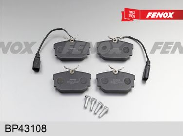 Fenox BP43108 Колодки тормозные дисковые | зад прав/лев | - 2