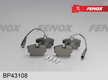 Fenox BP43108 Колодки тормозные дисковые | зад прав/лев | - 3