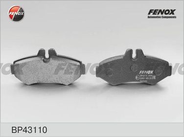 Fenox BP43110 Колодки тормозные дисковые | зад прав/лев | - 1
