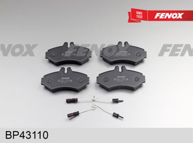 Fenox BP43110 Колодки тормозные дисковые | зад прав/лев | - 2