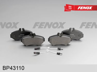 Fenox BP43110 Колодки тормозные дисковые | зад прав/лев | - 3