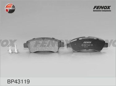 Fenox BP43119 Колодки тормозные дисковые | зад прав/лев | - 1