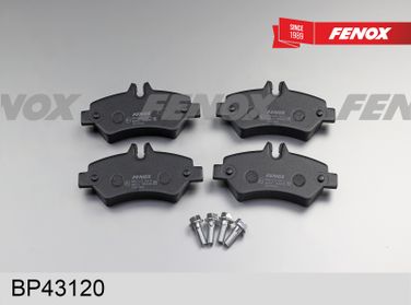 Fenox BP43120 Колодки тормозные дисковые | зад прав/лев | - 2