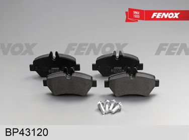 Fenox BP43120 Колодки тормозные дисковые | зад прав/лев | - 3