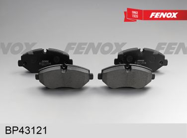 Fenox BP43121 Колодки тормозные дисковые | перед прав/лев | - 3