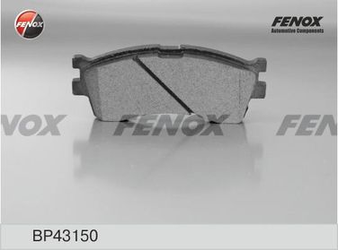 Fenox BP43150 Колодки тормозные дисковые | перед прав/лев | - 1