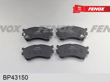 Fenox BP43150 Колодки тормозные дисковые | перед прав/лев | - 2