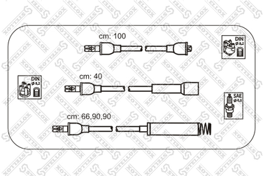 Stellox 10-38106-SX Ком-т проводов Opel Omega a 1.8/2.0 <94 - 1