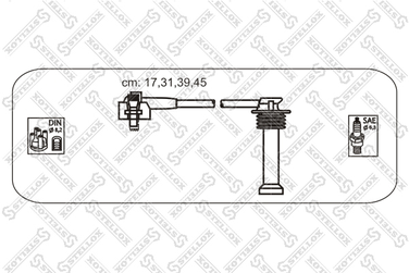 Stellox 10-38113-SX Ком-т проводов Ford Mondeo/Escort 1.8/2 - 1