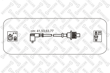 Stellox 10-38155-SX Ком-т проводов Peugeot 306/406 1.6-1.8i - 1