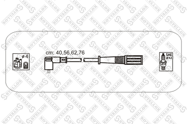 Stellox 10-38156-SX Комплект проводов зажигания - 1