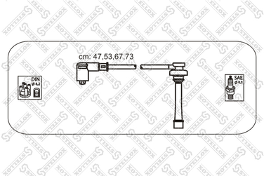 Stellox 10-38263-SX Ком-т проводов Mitsubishi Galant/Space w - 1