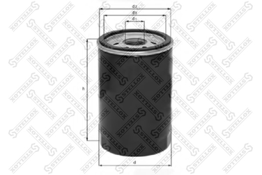Stellox 20-50065-SX Фильтр масл. Fiat Marea 2.3 d/td 82-99 - 1