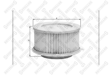 Stellox 71-10065-SX Фильтр салона VW T4 1.9D/TD/2.4D/2.5TDi - 2