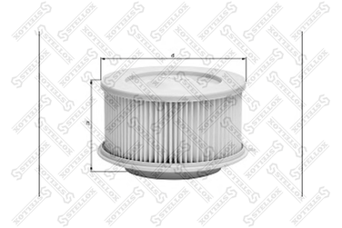 Stellox 71-10065-SX Фильтр салона VW T4 1.9D/TD/2.4D/2.5TDi - 3