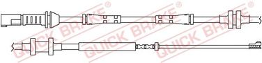 Quick Brake WS0285A датчик износа колодок тормозных - 1