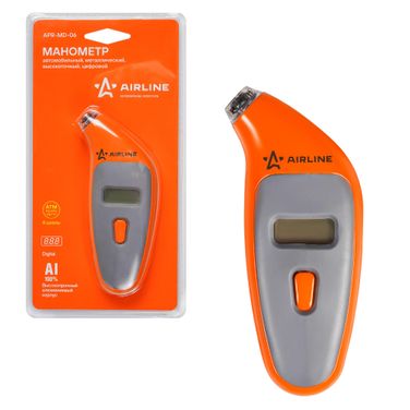 AIRLINE APR-MD-06 Манометр цифровой металлический с подсветкой 7 АТМ - 1